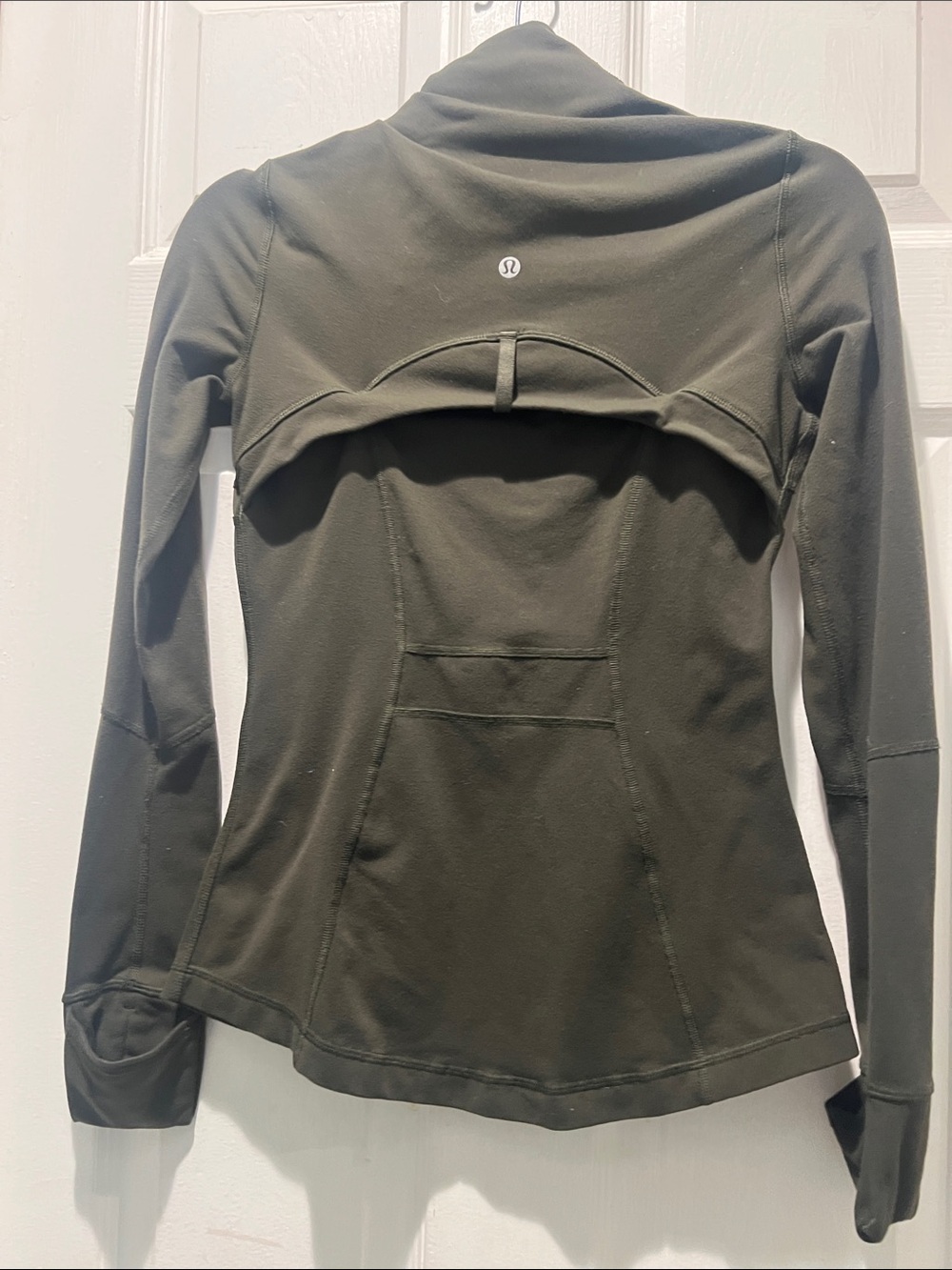 lululemon athletica Olive Green Full-Zip Performance Jacket - Picture 3 of 9